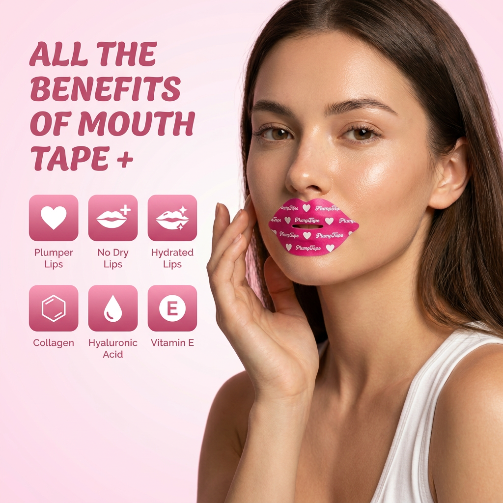 All the benefits of mouth tape — plumper lips, hydration, ingredients