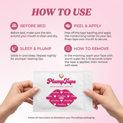 How to use PlumpTape — 4-step guide
