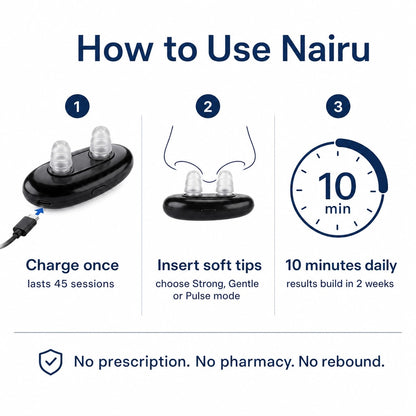 Nairu - Advanced Red Light Nasal Therapy