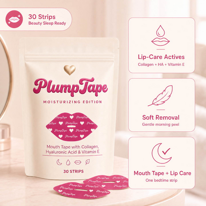 PlumpTape - Collagen Mouth Tape for Deep Sleep
